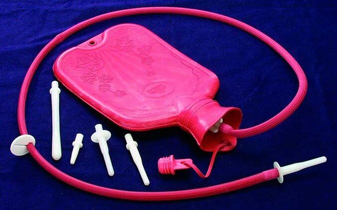enema para tratar parasitas no corpo