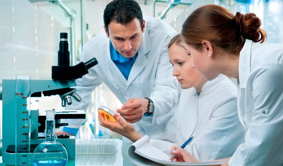diagnóstico da presença de parasitas no corpo